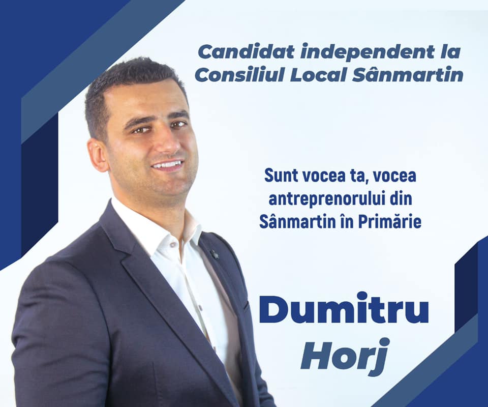 DUMITRU HORJ CANDIDAT INDEPENDENT PENTRU PRIMARIA SANMARTIN PRAHOVA TREBUIE VOTAT DE TOTI CRESTINII